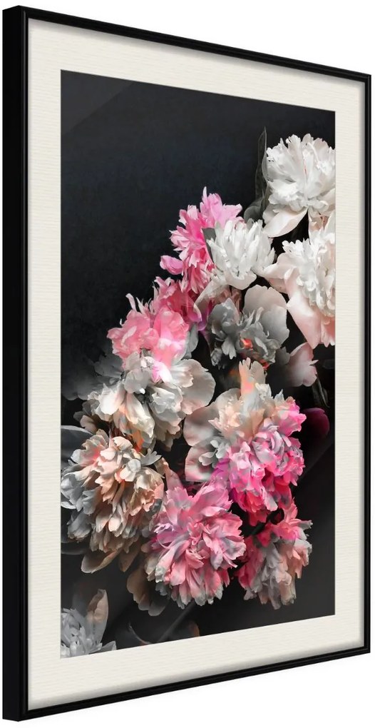 Αφίσα - Flower Poetry - 30x45 - Μαύρο - Με πασπαρτού