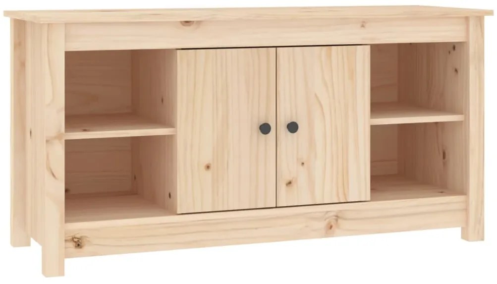vidaXL Έπιπλο Τηλεόρασης 103 x 36,5 x 52 εκ. από Μασίφ Ξύλο Πεύκου