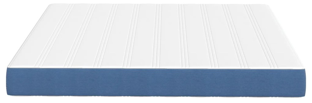vidaXL Στρώμα Κρεβατιού με στρώμα Μπλε 180 x 200 cm ύφασμα