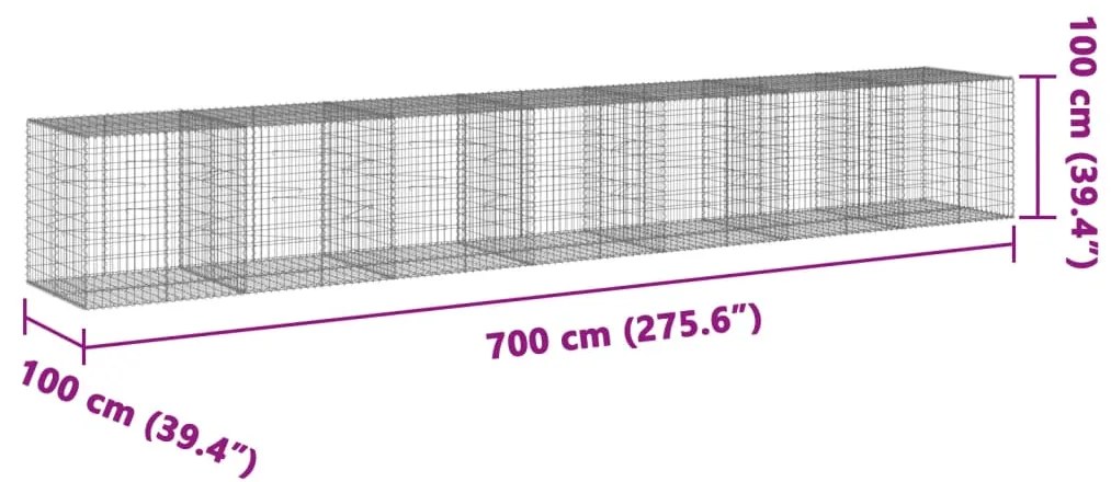 ΣΥΡΜΑΤΟΚΙΒΩΤΙΟ ΜΕ ΚΑΛΥΜΜΑ 700X100X100ΕΚ ΑΠΟ ΓΑΛΒΑΝΙΣΜΕΝΟ ΧΑΛΥΒΑ 3295202