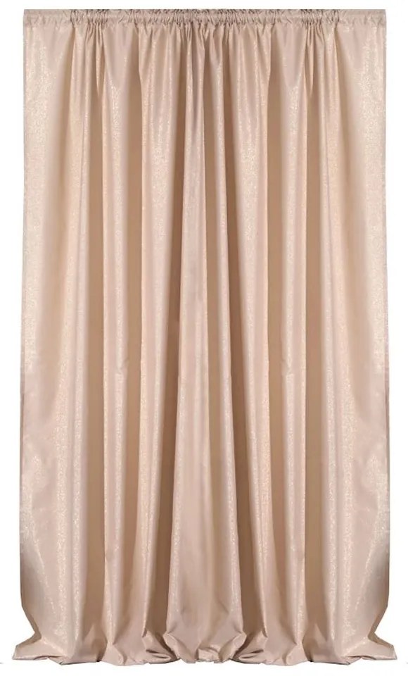 Κουρτίνα Με Τρέσα 4510 Gold Viopros 140X270cm Cotton-Polyester