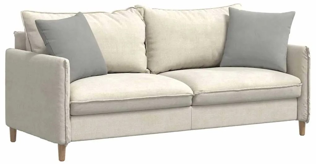 vidaXL Μαξιλάρι Καναπέ 2 pcs Ανοιχτό γκρι 45 x 45 cm ύφασμα