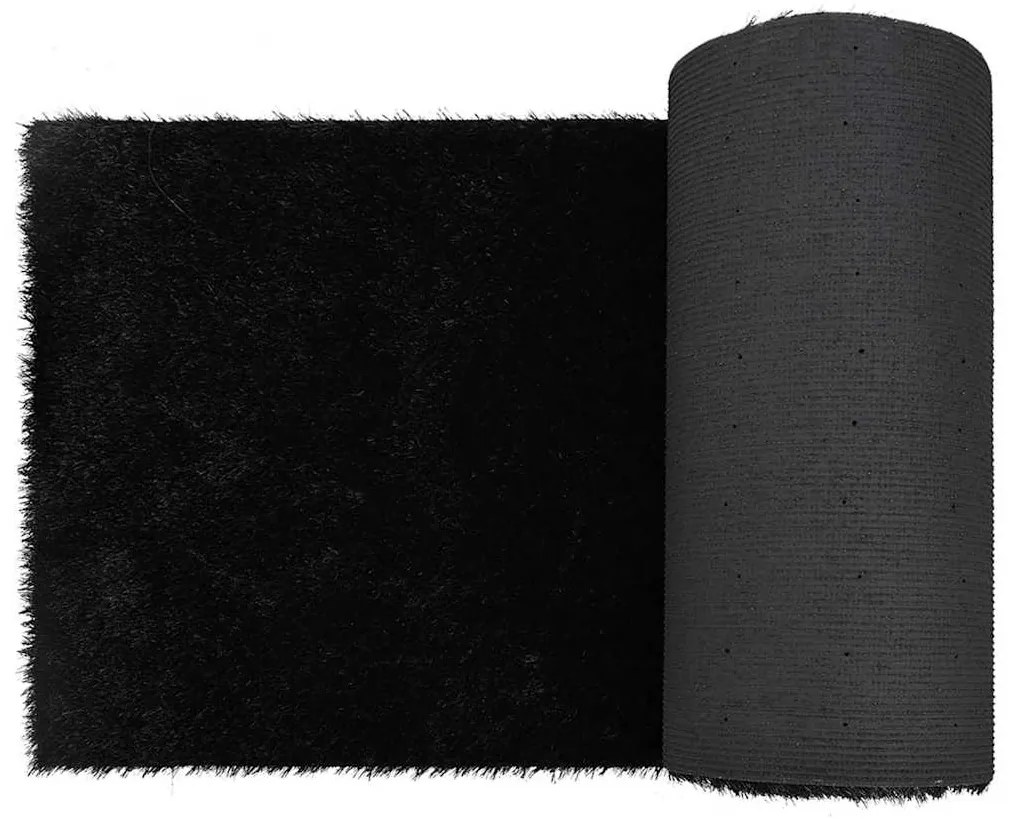vidaXL Ψεύτικο Χόρτο Μαύρο 1x10μ/30mm