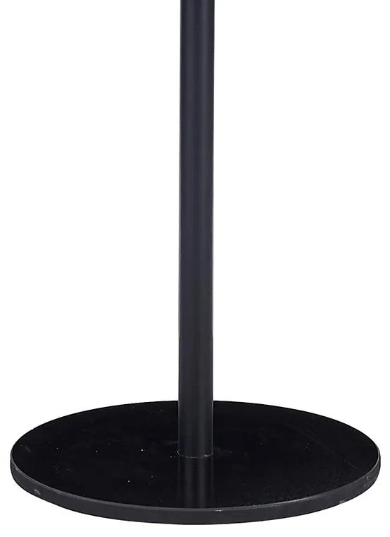 Καλόγερος ρούχων Luca μέταλλο μαύρο-φυσικό Φ37x170εκ 37x37x170 εκ.