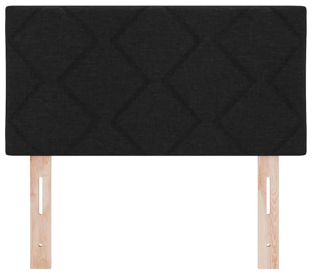 vidaXL Υφασμάτινο Κεφαλάρι Geometric με κεφαλάρι Μαύρο 80 cm ύφασμα