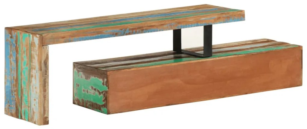 vidaXL Βάση Τηλεόρασης (118-200) x 30x40 εκ. από Μασίφ Ξύλο Ανακυκλωμένου Ξύλου