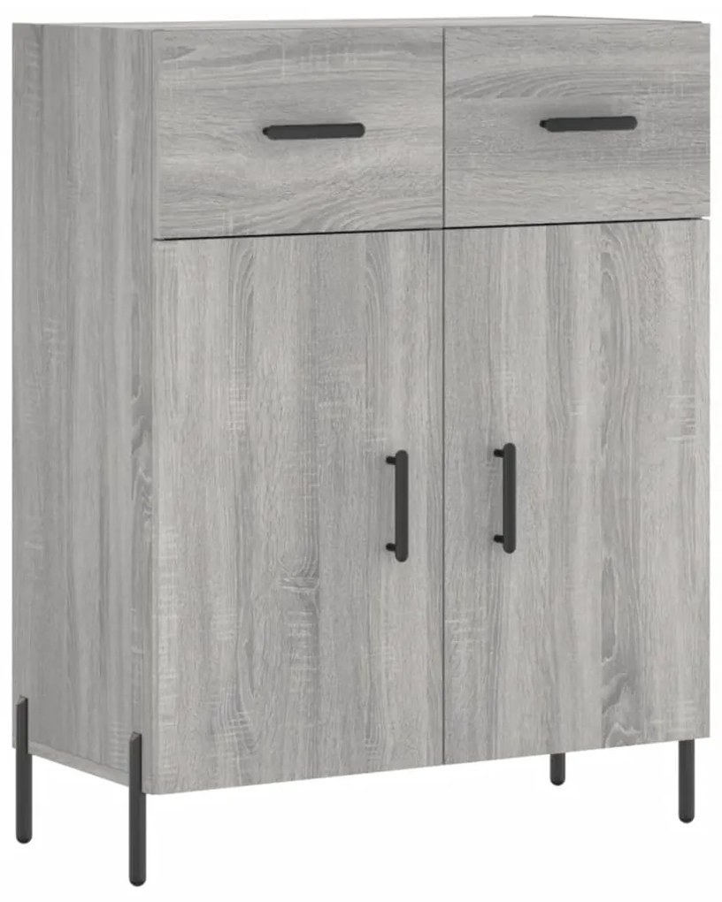 vidaXL Ντουλάπι Γκρι Sonoma 69,5 x 34 x 90 εκ. από Επεξεργασμένο Ξύλο