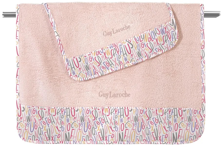 ΠΕΤΣΕΤΑ BEBE LETTERS PINKY ΣΕΤ 2ΤΜΧ  40Χ60 70X130 - Guy Laroche