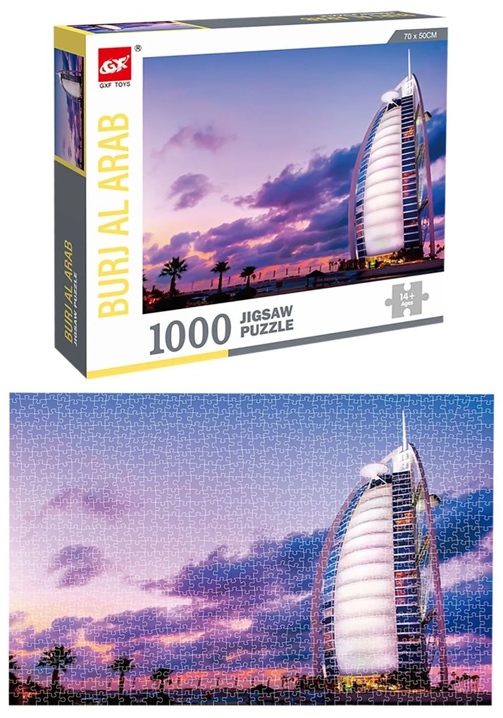 Παζλ 1000 τεμ Burj al Arab 25x20x5cm ToyMarkt 891776 69-1756