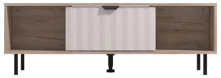 Τραπεζάκι Σαλονιού Vandea Γκρί Δρύς - Cashmere 121x55x42 εκ. 121x55x42 εκ.