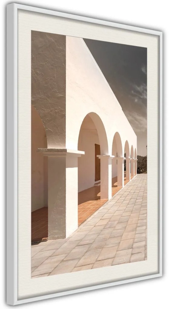 Αφίσα - Sunny Colonnade - 20x30 - Χρυσό - Χωρίς πασπαρτού