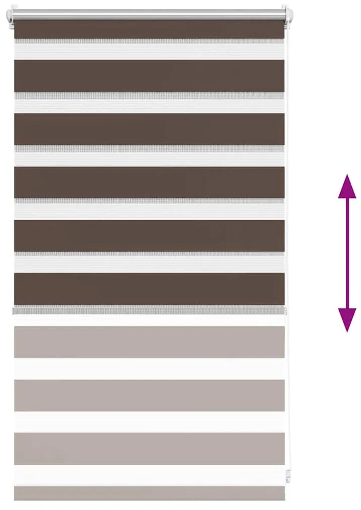 vidaXL Ρόλερ Zebra Καφέ 50 x 100cm