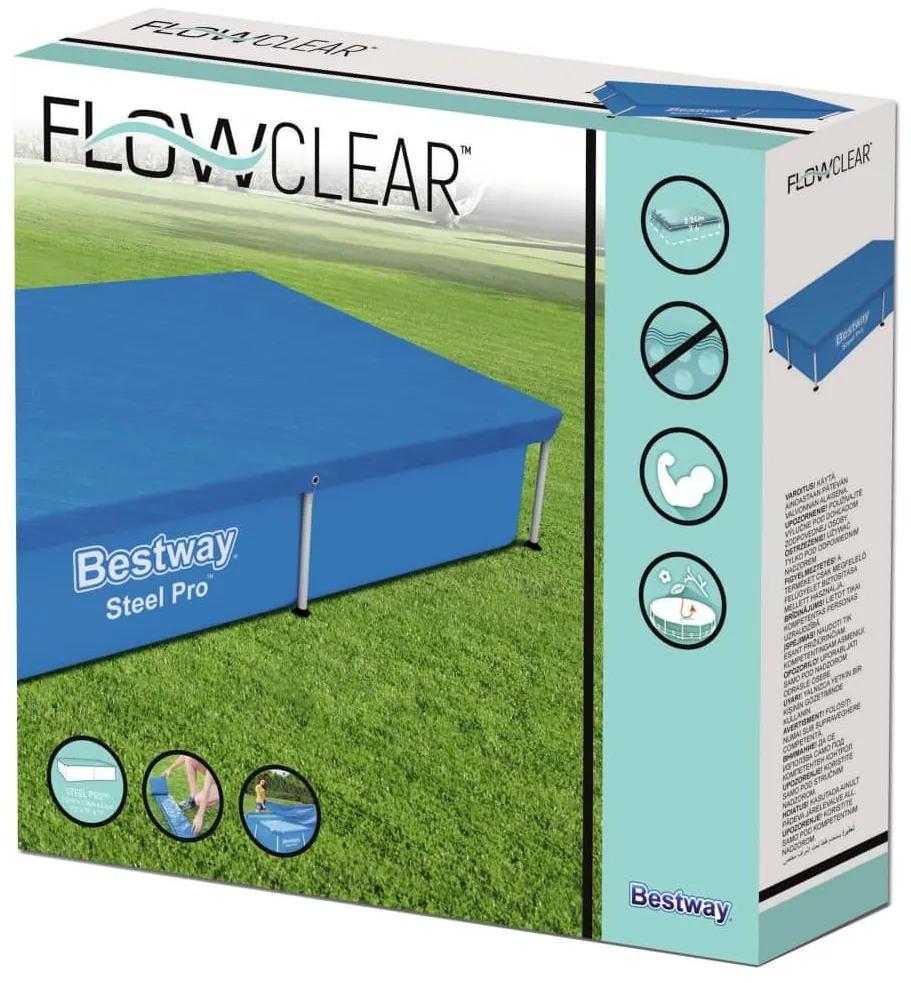 Bestway Κάλυμμα Πισίνας Flowclear 221 x 150 εκ. - Μπλε