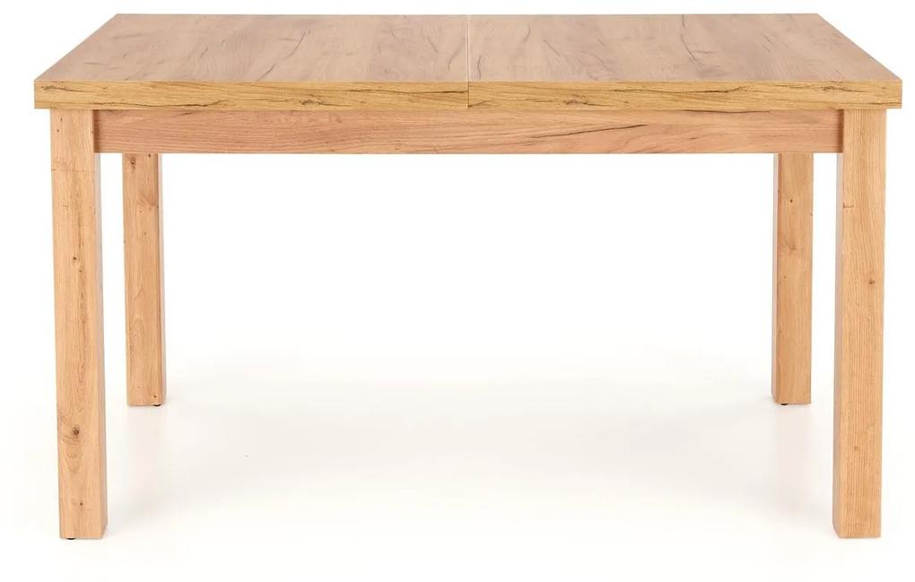 Τραπέζι Houston 897, Craft δρυς, 79x80x140cm, 59 kg, Επιμήκυνση, Ινοσανίδες μέσης πυκνότητας | Epipla1.gr
