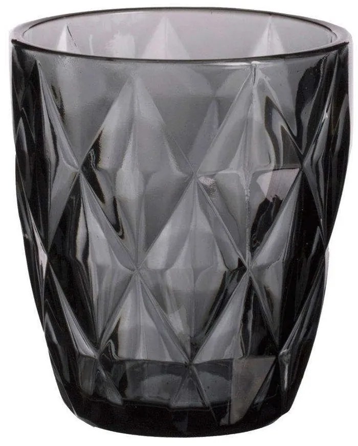 Ποτήρι Ουίσκι Kare 52.704.51 260ml Smoke Cryspo Trio Glass