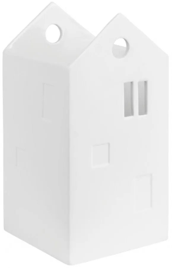 Βάζο Πορσελάνινο Home RD0016583 10x10x20cm White Raeder Πορσελάνη