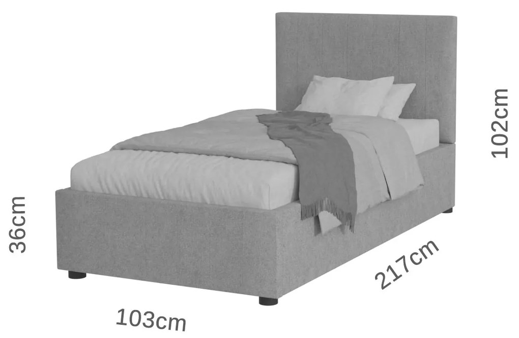 ΚΡΕΒΑΤΙ BILLY ΣΑΠΙΟ ΜΗΛΟ 90X200CM