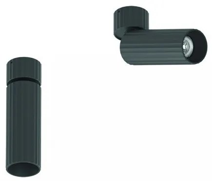 Σποτ Φωτιστικό Οροφής LED 7W IP20 3000K Zambelis-S122-Μαύρο S122
