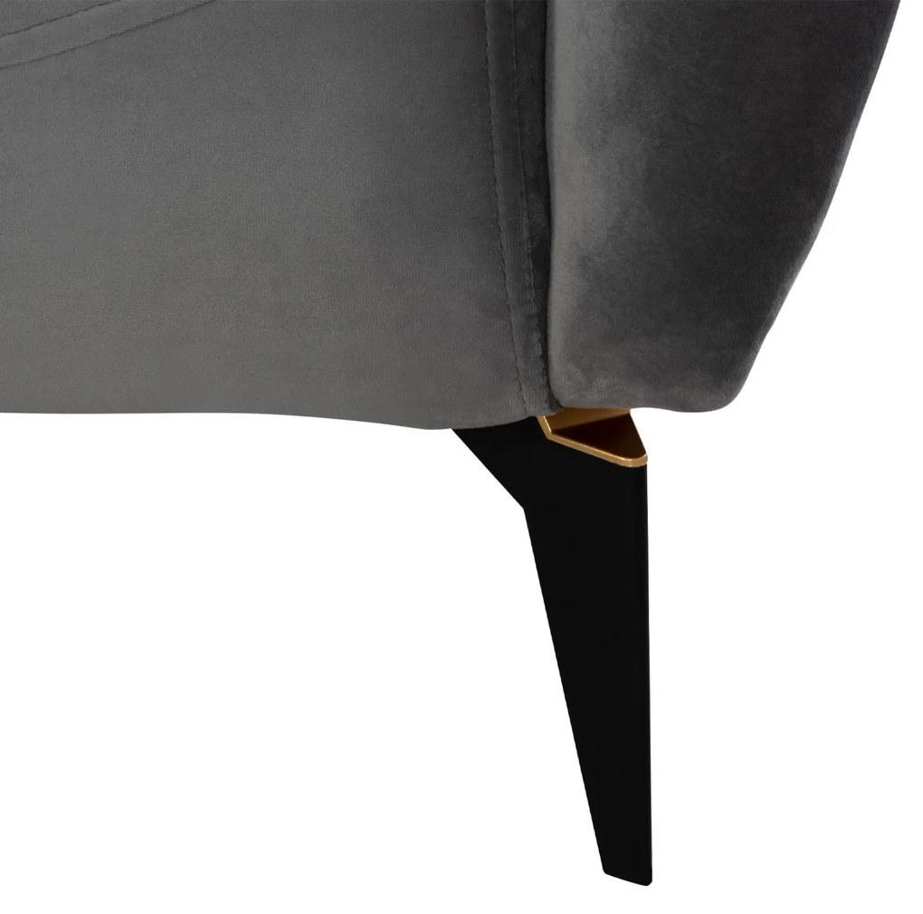 ΠΟΛΥΘΡΟΝΑ ΜΠΕΡΖΕΡΑ Τ. CHESTERFIELD ΒΕΛΟΥΔΟ ΓΚΡΙ 87x88x100 εκ. 87x88x100 εκ.