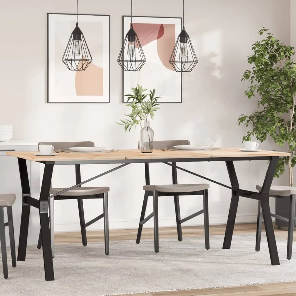 vidaXL Πόδια Τραπεζαρίας σε Σχήμα «Y» 160x80x73 εκ. Ατσάλι