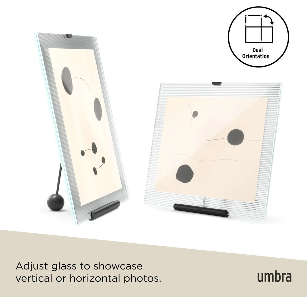 Umbra κορνίζα 20x25 μέταλλο/γυαλί/μαύρο/ Flute 1022482-040