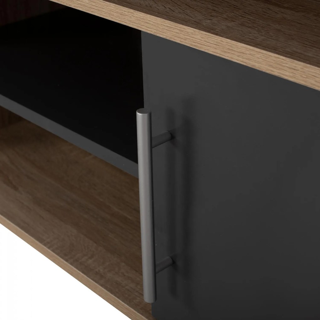 Έπιπλο Τηλεόρασης DANNA Μελαμίνη Sonama - Γκρί 120x40x54εκ. 120x40x55 εκ.