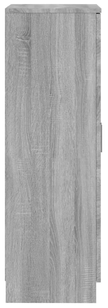 vidaXL Παπουτσοθήκη Γκρι Sonoma 55x35x108 εκ. από Επεξεργασμένο Ξύλο