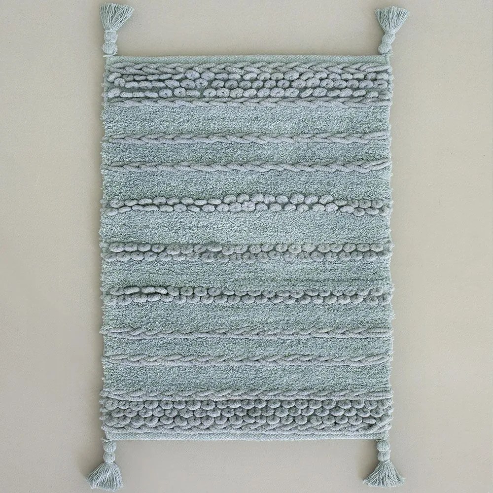 Πατάκι Μπάνιου Aster Sage Green Nima 50X80cm 100% Cotton