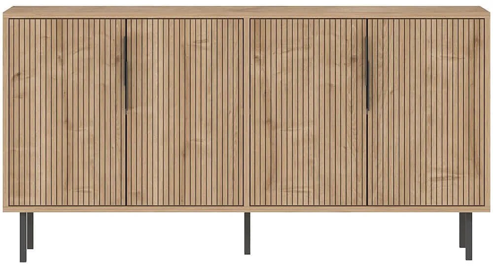 Μπουφές Clara 327ODS1334 150x36x75cm Oak Μοριοσανίδα, Μελαμίνη