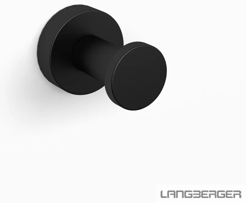 Άγκιστρο μπάνιου 4 εκ. Langberger Black Matt 21108-31A-400