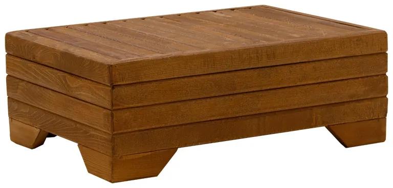 Τραπέζι Otis μασίφ ξύλο οξιάς καρυδί 60x42x35εκ Υλικό: WOODEN 211-000003