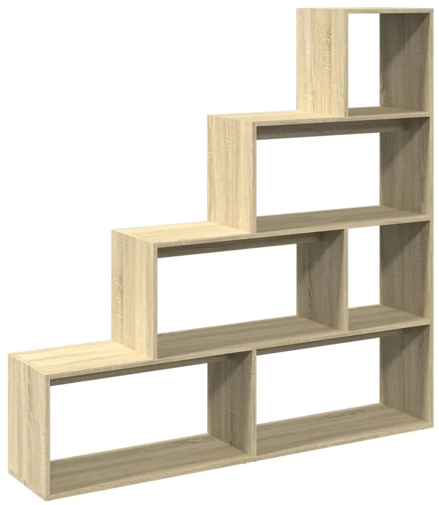 vidaXL Βιβλιοθήκη/Διαχωριστικό Χώρου 4 Επ. 143,5x29x143,5 εκ. Επ. Ξύλο