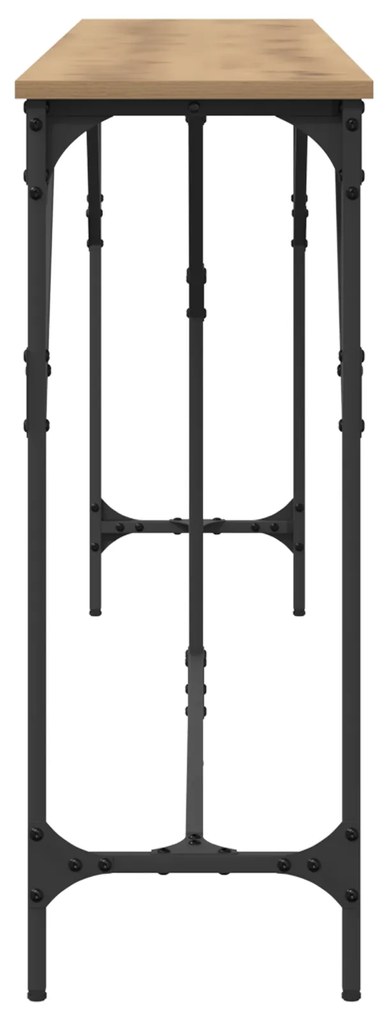 vidaXL Κονσόλα Ξύλο Δρυός 200x29x75 εκ