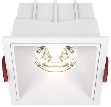 Χωνευτό Σποτ Οροφής Alfa LED 15W 3000K Λευκό DL043-01-15W3K-SQ-W MAYTONI-DL043-01-15W3K-SQ-W-Λευκό DL043-01-15W3K-SQ-W