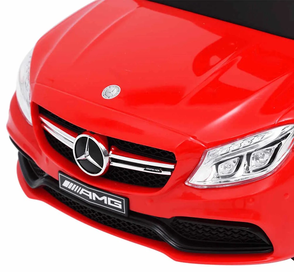 vidaXL Περπατούρα Αυτοκίνητο με Λαβή Mercedes-Benz C63 Κόκκινο