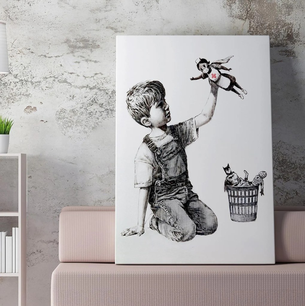 Πίνακας Τοίχου Σειρά GOBI C4823 Εκτυπωμένος Καμβάς 50x3(πάχος)x70Yεκ. 50x3x70 εκ.