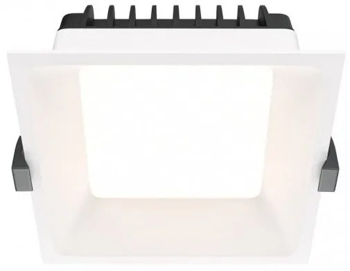 Χωνευτό Σποτ Οροφής Okno LED 12W 3000K Λευκό DL054-12W3K-W MAYTONI DL054-12W3K-W Λευκό