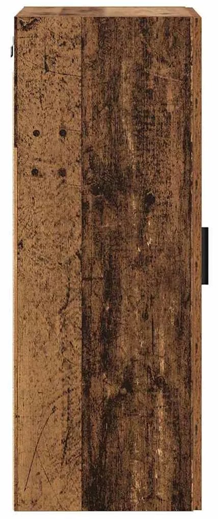 vidaXL Επιτοίχιο ντουλάπι Παλιό Ξύλο 34,5 x 34 x 90 εκ.