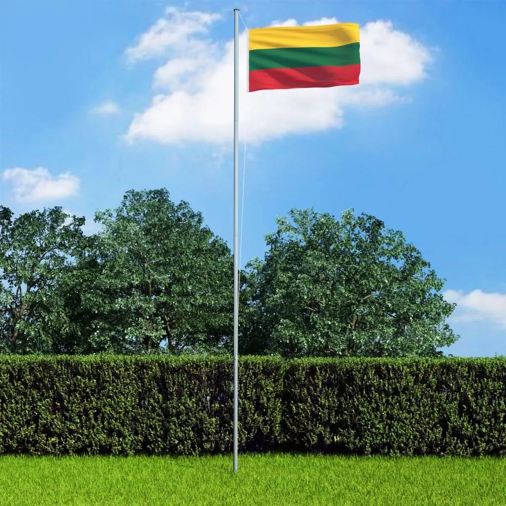 vidaXL Σημαία Λιθουανίας 90 x 150 εκ.