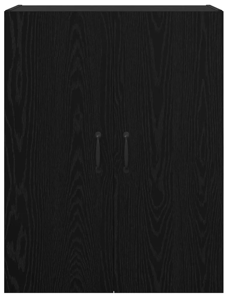 vidaXL Ντουλάπια Τοίχου 2 pcs Μαύρη δρυς 69.5 x 34 x 90 εκ.