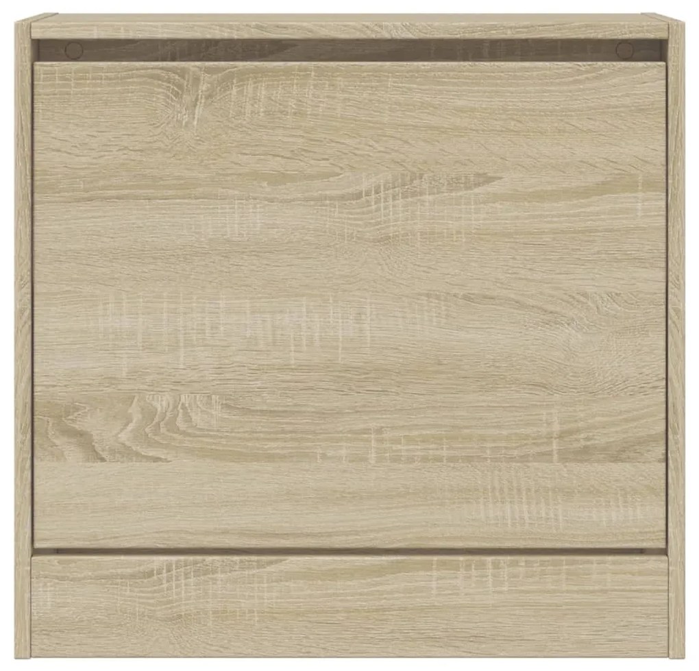 vidaXL Παπουτσοθήκη Sonoma Δρυς 60x21x57 εκ. από Επεξεργασμένο Ξύλο