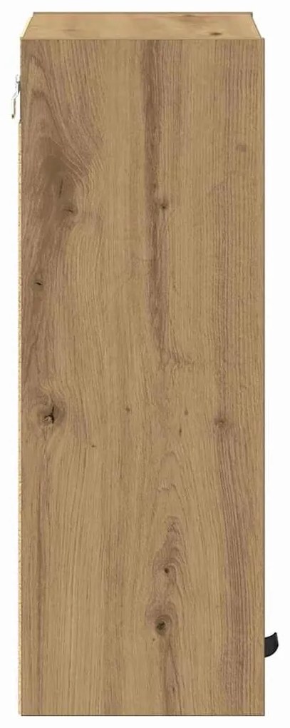vidaXL Ντουλάπι Μπάνιου Επιτοίχιο artisan δρυς 39 x 23.5 x 65 εκ.