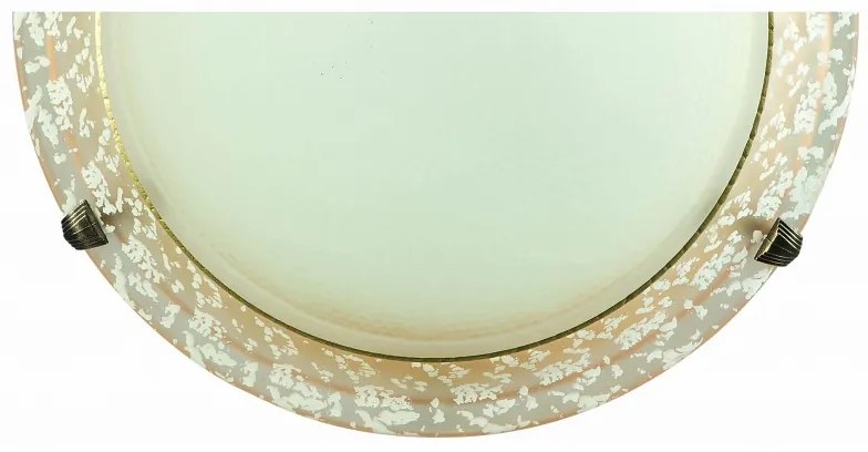Arkolight Φωτιστικό Απλίκα Κλασσική Επιτοίχια L30cm Γυάλινη Μελί 218-2-Α1