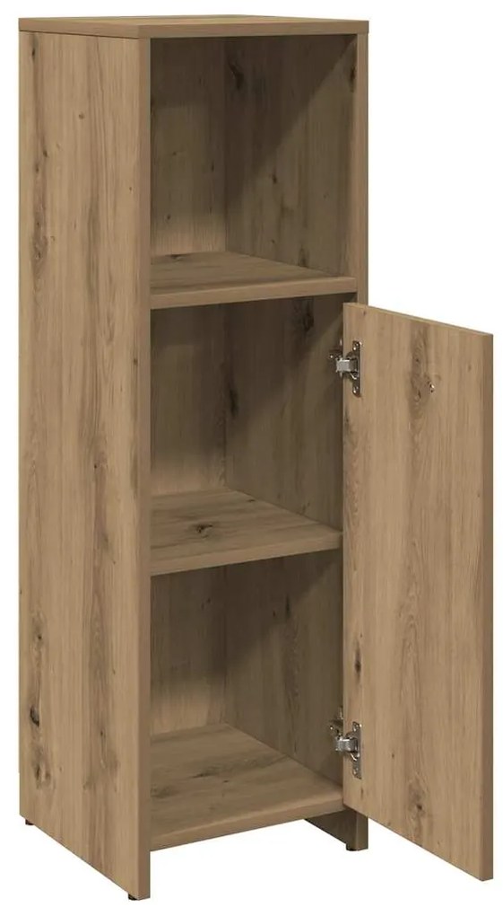 vidaXL Ντουλάπι Μπάνιου Τεχνίτης Δρυς 30x30x95 εκ. Επεξεργασμένο Ξύλο