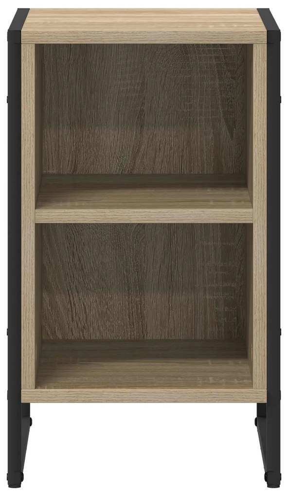 vidaXL Κομοδίνο 2 pcs Σονόμα 39.5 x 30 x 50 εκ Επεξεργασμένο ξύλο