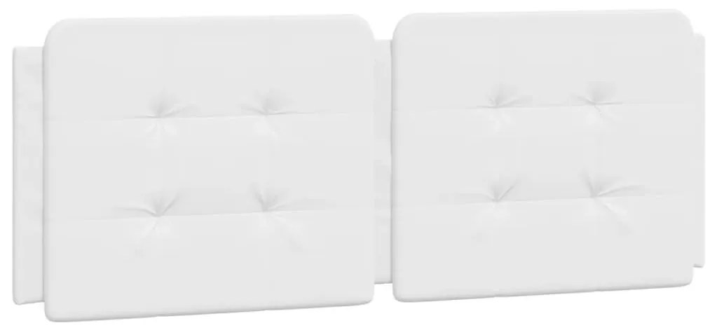 Πλαίσιο Κρεβατιού με LED Λευκό 120x200 εκ. Συνθετικό Δέρμα - Λευκό