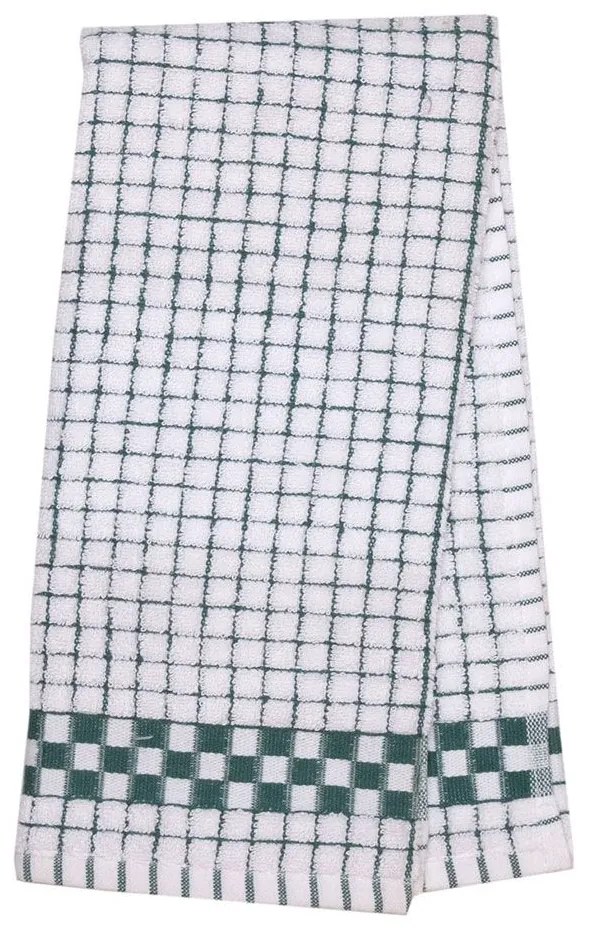 Ποτηρόπανο Κάρολ Green Viopros 45x75cm 100% Cotton