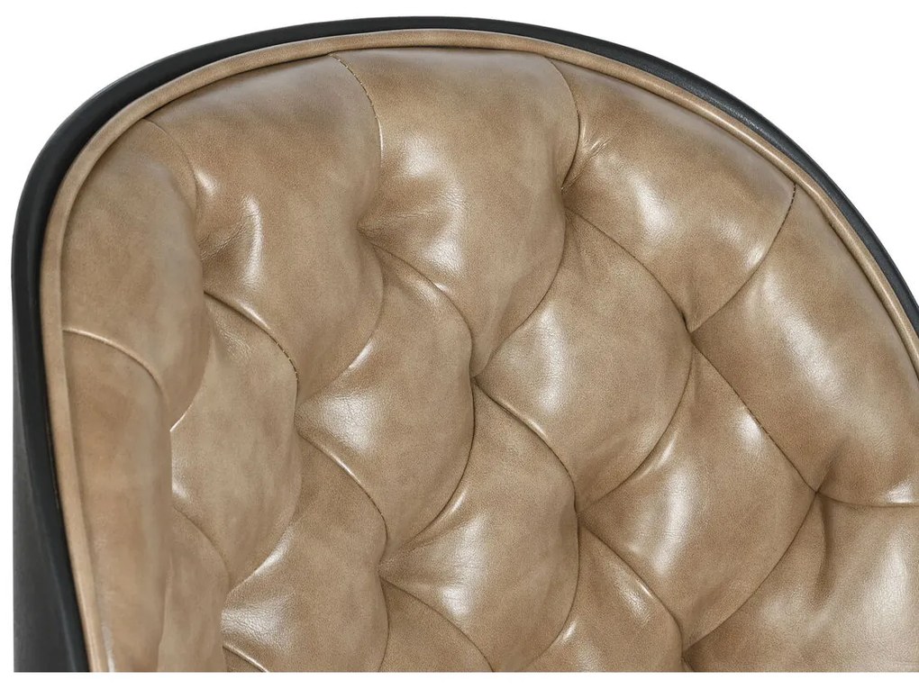 Καρέκλα Γραφείου DKD Home Decor Ανοιχτό καφέ πολυπροπυλένιο 47,5 x 57,5 x 83 cm