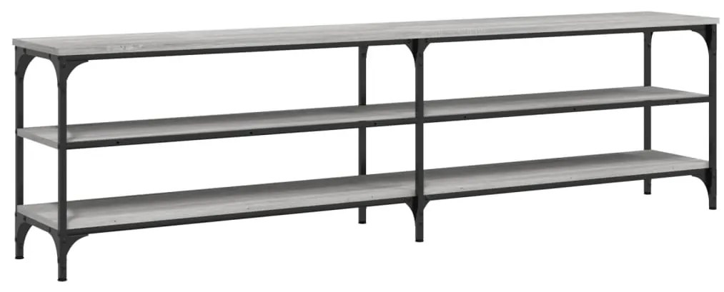 vidaXL Έπιπλο Τηλεόρασης Γκρι Sonoma 180x30x50 εκ. Επεξ. Ξύλο