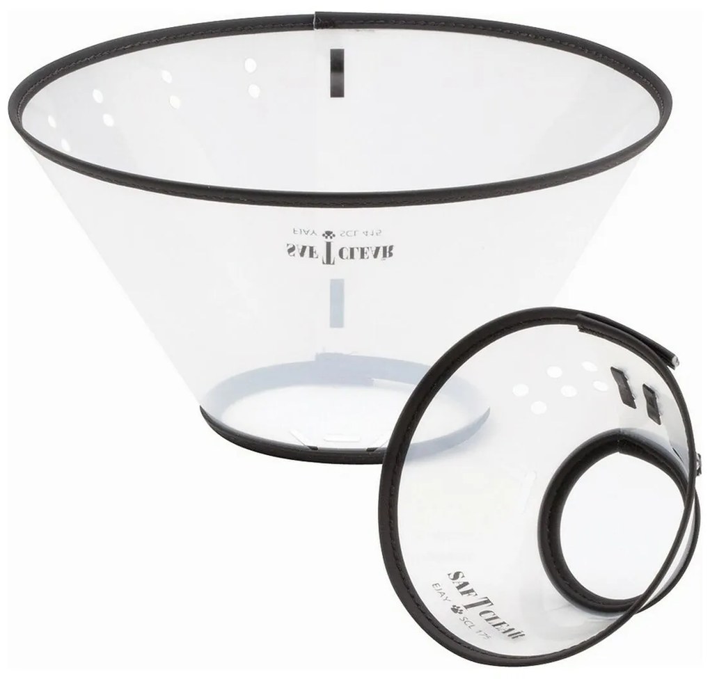 Ελισαβετιανό Κολάρο για Σκύλους KVP Saf-T-Clear Διαφανές (17-30 cm)